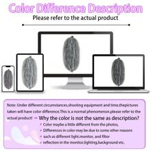 6 Packs African Kinky Wavy Hair Extensions, Springy Afro Kinky Coily Hair Extensions, Pre-Stretched Crochet Locs Hair Extensions - Gray Ombre - View 9