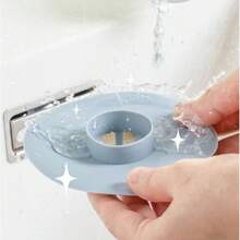 3PCS Kitchen Sink Drain Anti Odor Pressing Cover, Sink Floor Drain Cover, Bathroom Sink Drain Anti Clogging Cover
