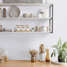 1 Rolle weiße Holz Maserung selbstklebende Kontaktfolie, selbstklebende, abwaschbare PVC Tapete, verwendet in Küchen, Schlafzimmern, Wohnzimmern, Schränken, Holztüren, Schreibtischen, Heimdekoration und Möbelrenovierung, leicht abziehbare Aufkleber, Geschenke Geburtstag Abschluss Raumdekoration Wanddekoration Badezimmerdeko Schlafzimmerdeko Raumdekoration Leben Wohnzimmerdekoration Hausdekoration Heimdekoration