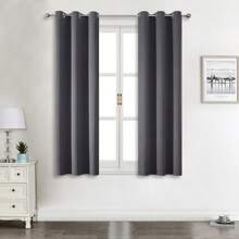 1pc/2pcs Blackout Curtains, Bedroom Darkening Curtains, Multiple Sizes Available/Premium Fabric Triple-Woven Solid Thermal Insulated Curtains/Extra Wide Curtain Panels/Top Grommet Curtain, Decorative Window Curtains/Home Curtains/For Bedroom And Living Room Darkening Curtains/Bedroom Curtains/Living Room Curtains/Dining Room Curtains/Kitchen Curtains/Cabinet Curtains,Fall Decor,Autumn Decor,Room Decor