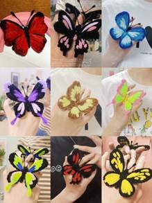 100/200 件雪尼尔茎扭棒、混色马卡龙闪光钻头和管道清洁器扭棒、铁和尼龙工艺用品，非常适合 DIY 工艺品、创意手工工具和装饰品、家居装饰、节日礼物、母亲节、送给母亲的礼物 - 彩色 - 查看 6