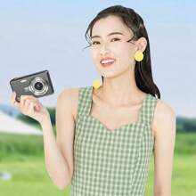 2.4英寸数码相机：5000万像素，16倍数码变焦，小巧便携，绝佳圣诞礼物