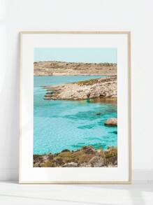 Amalfi Coast Prints,Mediterranean Wall Art, Positano Wall Set, Coastal Italy Photography, Italian Beach Poster, Suitable For Living Room Bedroom Dining Room Decoration, Spring Decoration,No Frame