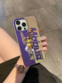 HANCAI Funda de teléfono a prueba de golpes con diseño de clavada de baloncesto, de estilo de moda y único, compatible con iPhone 16, 15 Plus, 14, 13, 12, 11 Pro Max