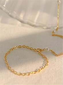 1 st elegant pärlkedja för tån, delikat fot- och kroppssmycke, dekoration för kvinnor på stranden och högtiderna