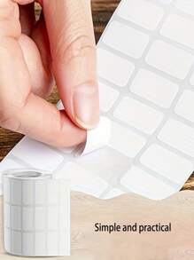 200-1000 件可移除标签贴纸，钻石画储存容器小白标签，钻石艺术套装珠子，用于姓名编号，自粘空白可写艺术贴纸，适用于办公室 DIY - 彩色 - 查看 7