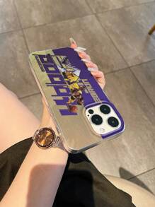 HANCAI Funda de teléfono a prueba de golpes con diseño de clavada de baloncesto, de estilo de moda y único, compatible con iPhone 16, 15 Plus, 14, 13, 12, 11 Pro Max