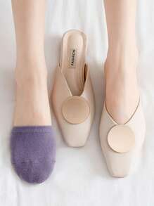 Damskie niewidoczne skarpetki z przodu na pół stopy, silikonowe antypoślizgowe niewidoczne skarpetki, pasujące do biznesu skarpetki na lato