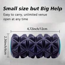 1pc Yoga Foot Massage Roller - Trigger Point Foot Massager, Massages Deep Tissue, Back, Sole, Plantar Fasciitis, Full Body Deep Tissue Muscle Relaxation - Multicolor - View 5