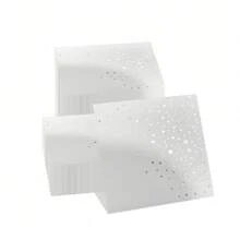 20pcs/40pcs/100pcs White And Silver Dot Cocktail Napkins White And Silvery Napkins Lunch Napkins Silver Party Napkins Dinner Napkins For Wedding Birthday Anniversary Table Decorations - Multicolor - View 7