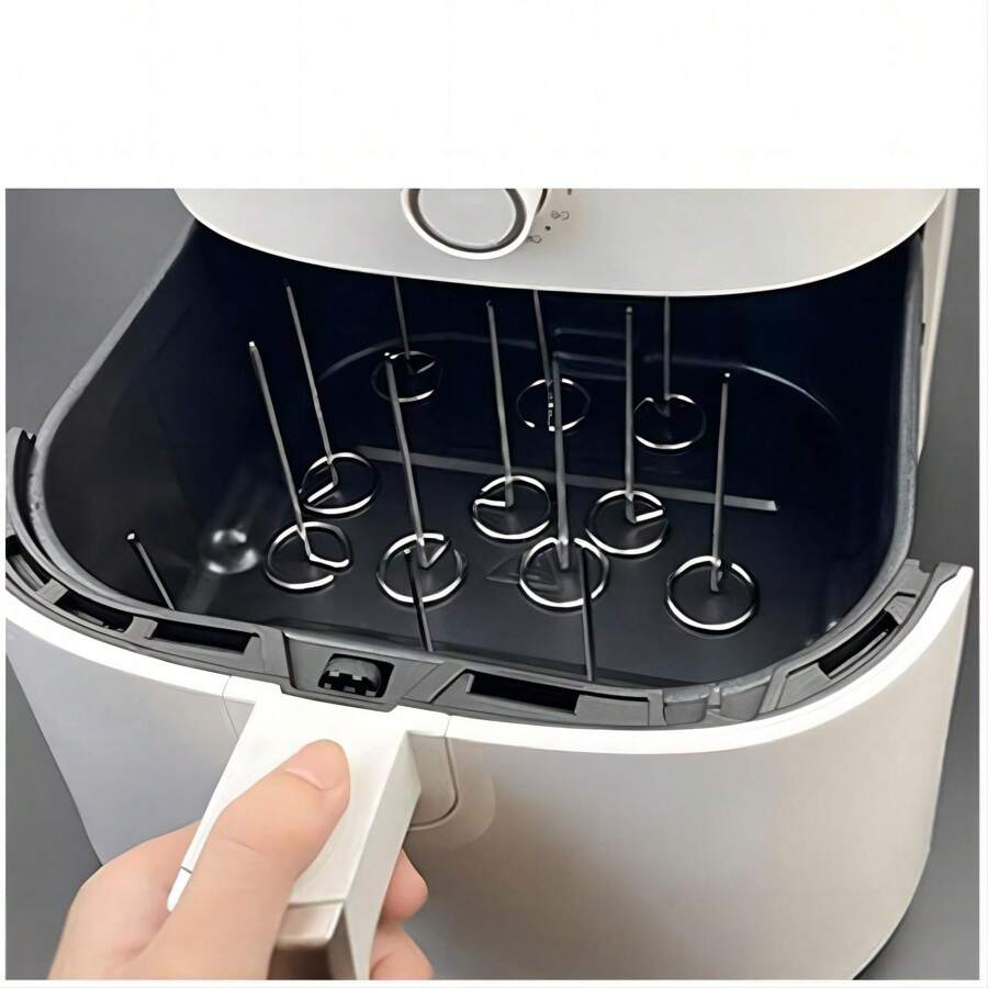 5 Pieces/10 Pieces/20 Pieces Mini Universal Stainless Steel Barbecue Skewers, 3.66 Inches In Length, Can Be Used In Air Fryer, Oven Rack, Vertical Inclined Grill. Perfect For Family Gatherings, Birthday Parties, Barbecues, Outdoor Cooking, Camping, Picnics And Barbecues. Barbecue Accessories. Reusable Vertical Skewers For Chicken, Meat And Vegetable Skewers.