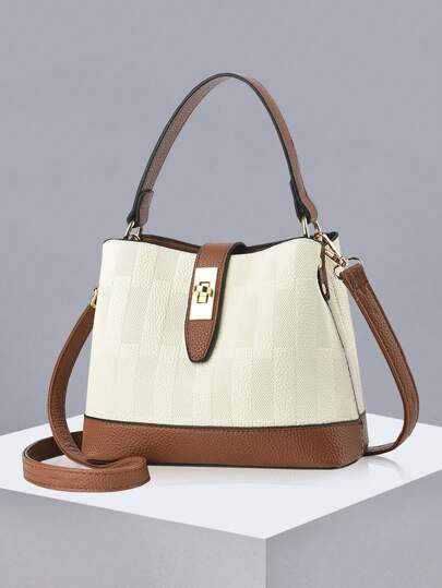 时尚水桶包、手提包、女士时尚单肩包，适合女孩、女士、大学生、年轻职业人士和上班族，非常适合工作、商务、通勤和上学使用。