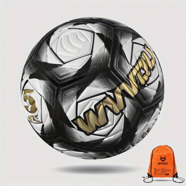 Daily Practice And Competition Youth Football | Machine Sewn Football, Durable PU | Strong Breathability