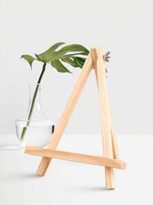 Wooden Display Stand For Artwork, Mini Easel, Multi-Functional Painting Showcase, Triangle Phone And TV Stand Back To School