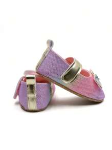 Infant Toddler Shoes, Girls Mary Jane Flat Shoes, Simple And Fashionable, For Indoor & Gathering, All Seasons - Pink - View 4