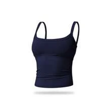 Women's Solid Wireless Sports Bra, Quick Drying Breathable Comfortable Sports Vest, Ladies Sportswear For Indoor Outdoor Wear