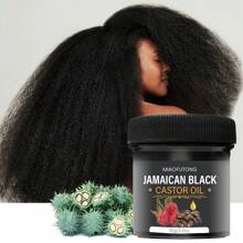 100g Jamaican Castor Oil Hair Care, Pure Natural Cold Pressed, Moisturizing And Nourishing The Scalp And Hair Roots, Making Hair Thicker, Stronger And Healthier, Suitable For All Hair Types, Suitable For Both Men And Women