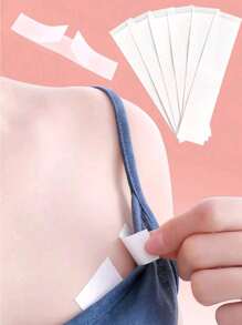 72pcs Waterproof Double-Sided Adhesive Tapes, Invisible Transparent Non-Slip Fixation Stickers, Versatile Double-Sided Tape For Clothes And Body, Prevent Wardrobe Malfunction, Suitable For All Fabrics And Skin Types, Gift For Family, Friends And Coworkers, Essential For Women's Dresses, Off-Shoulder Tops, Plunging Necklines Back To School Summer Cooling,Beach,Travel