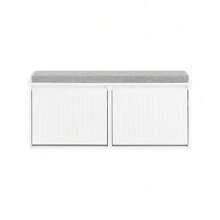 SoBuy Shoe Bench FSR98-XL-W - White - View 2