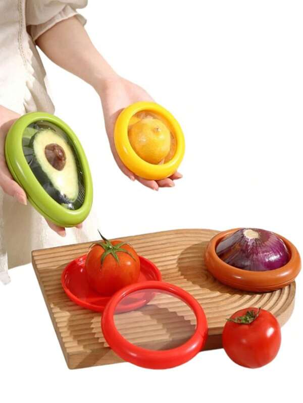 Contenedor universal de silicona para frutas y verduras, rejilla reutilizable para almacenamiento de alimentos, sello elástico fresco para la nevera