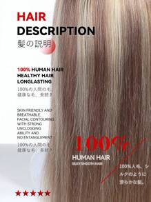 real me. 无胶假发 灰金色 蜂蜜金色 高光色 长直发 100% 雷米真人发 易于造型 适合任何场合 手工绑带蕾丝区域 9*6 英寸蕾丝闭合 180% 密度 适合女性 18-20 英寸长度 S18/613# - S18/613 - 查看 6