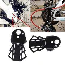 山地自行车后座垫、后轮安装自行车踏板、折叠脚垫、自行车配件、防滑支架 - 黑色 - 查看 7