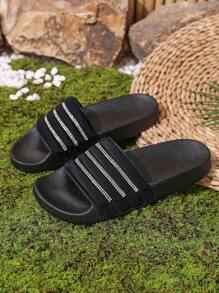 Dép lê thời trang nữ Lemon, Dép xỏ ngón đa năng, Thích hợp để mặc trong nhà/ngoài trời, Dép lê đi biển họa tiết lưới cá nhân hóa của người nổi tiếng, Dép lê đi biển hoạt hình, Dép đế bằng chống trượt thoải mái để sử dụng trong nhà ngày lễ - màu đen - Xem 6