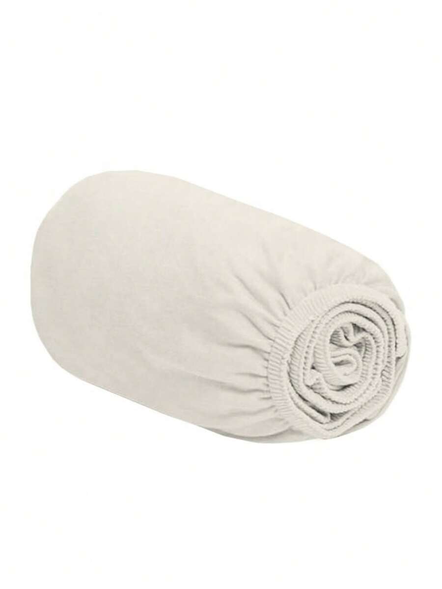 400 Thread Count Micro Percale Extra Soft Fitted Sheet With Elastic, Double, Queen, King - Rượu sâm banh - Xem 1