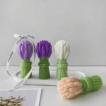 1pc Lavender Flower Bouquet Silicone Mold, Suitable For Candle Making, Arts And Crafts Decor