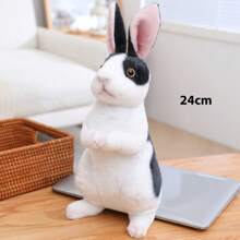 1pc 16-30cm Kawaii Squatting & Standing Rabbit Plush Toys Lovely Simulation Rabbit Dolls Stuffed Soft Animal Doll For Kids Girls Birthday Gift