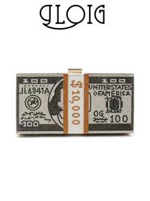 Letter Dollar Design Rhinestones Women Evening Bags Flap Design Fashion Ladies Clutch Bags Party Prom Dinner Event Box Glitter Purse With Chain Shoulder Diamods Gift Bags