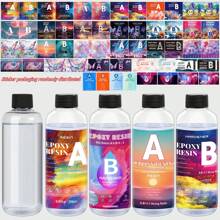 20/50/100/250ml Random Style Sticker, Clear Epoxy Resin Kit, Suitable For River Table, Jewelry Making, DIY, Cup, Mold, Art Painting, Fast Curing Resin - Epoxy Resin - View 5