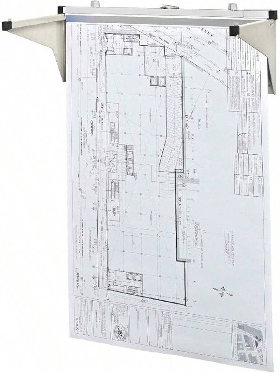 Wall Rack - Blueprint Plans Organizer And Construction Plan Holder ...