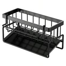 Cirelle 1pc Kitchen Sponge Organizer Rack, Sink Sponge Holder, Dishwashing Sponge & Soap Rack, Cloth Organizer, Draining Rack