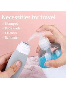 Travel Bottles Silicone,60ml 90ml Leakproof Refillable Travel Containers,8 Pieces Portable Makeup Liquid Tubes Travel Toiletries For Shampoo Lotion