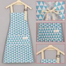 1件装家用办公室围裙便捷式围兜厨房用品厨房浴室居家防水防油耐磨居家家庭做饭围腰 - 彩色 - 查看 7