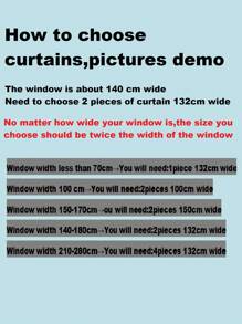 1 pieza Cortina translúcida de terciopelo grueso de estilo francés moderno, ligera y transpirable para sala de estar, dormitorio, balcón, ventana