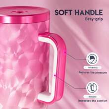 40 Oz Stainless Steel Large Capacity Water Cup, Coffee Mug, Silicone Seat Cushion Anti Slip Noise Reduction, 24-Hour Cooling, 8-Hour Insulation, Suitable For Car Cup Holders, Water Bottle, Gifts, And Travel - Rock Skeleton - View 6