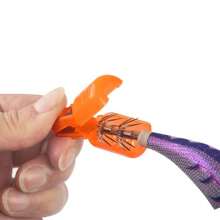 5pcs Bright Squid And Octopus Fishing Lures - Saltwater Fishing Squid Accessories, Easy To Install Multicolor Safety Bait, Wooden Shrimp Bait
