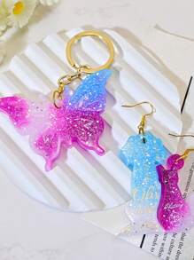 Resin Epoxy Molds For DIY Crafts - Crystal Teardrop, Origami Crane, Butterfly Pendant Jewelry Making Silicone Molds - White - View 4