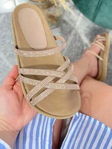 Women Flat Sandals - 摩卡棕 - 查看 1