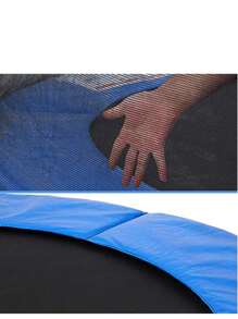 Blu-183x225cm Robusto trampolino per bambini su gambe, trampolino a molla per esterni per il giardino, giochi giocattolo per interni