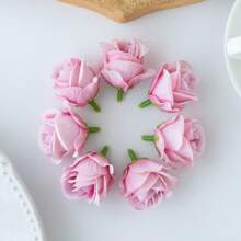 5PCS/10PCS Artificial Silk Rose Head, Rosebud Rose Flowers Bouquets Room Decor Fall Decor Bouquets Fake Plants For Centerpieces For Spring Autumn Decorations Wedding Vase For Home Dining Room Bedroom Decorations, Festival Birthday Party Accessories, Outdoor Garden Decorations Gifts Graduation