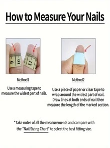 手工杏仁形粉色扎染美甲印花工具，适用于女士居家美甲护理按压式指甲美甲用品 - 粉色 - 查看 7