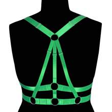 Women's Plus Size Body Harness Fashion Bra Belt Elastic Punk Carnival Halloween Dance Costume - Multicolor - View 17