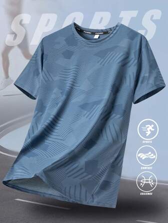 Sports&Outdoor T-Shirts Men Outdoor Apparel Spring And Summer Clothing Active Tops Short Sleeve Daily&Casusl Running&Workout Comfortable Loose Tennis & Golf Hockey Equestrian