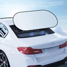 Parasol para coche, protección UV, plegable, para ventana trasera, universal, con ventosas