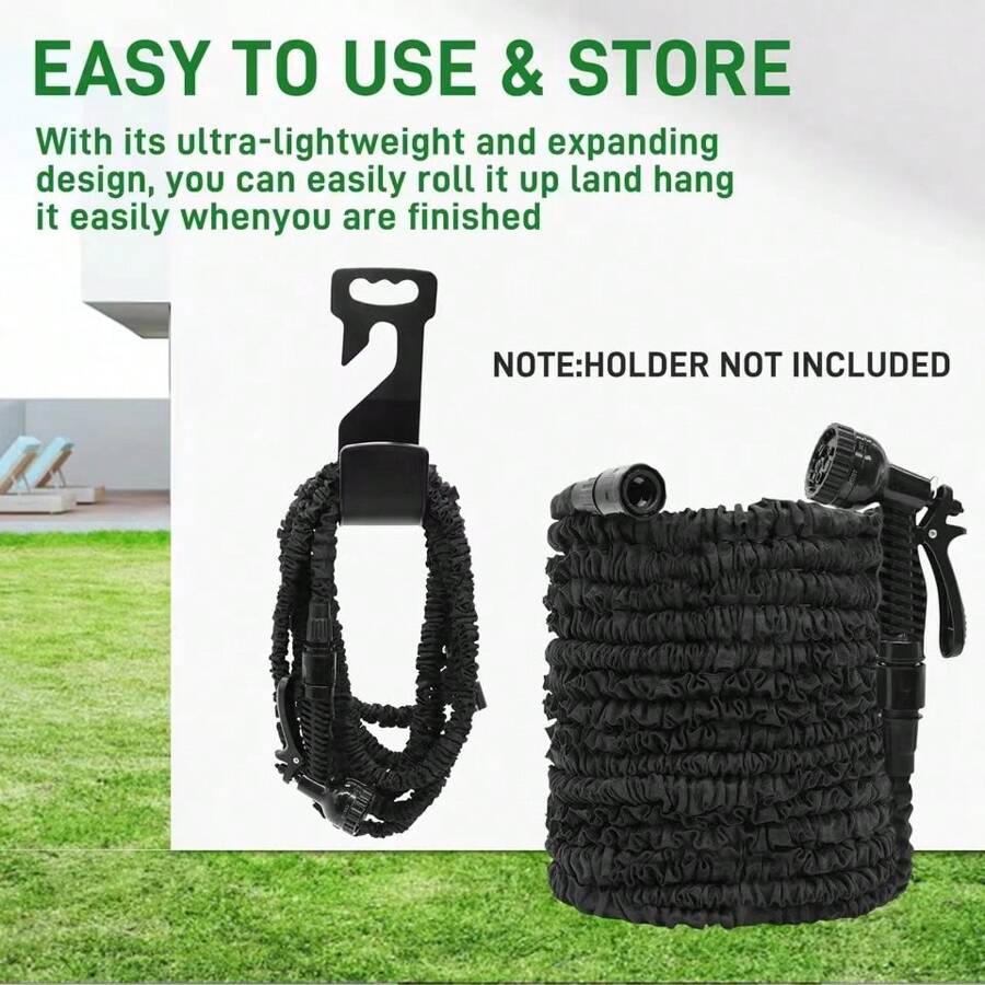 New 2025 Black Hose With Hooks 25 100FT 7 5 30M Expandable Magic 174050520385e64f282077ef2666c15521229446b7 Thumbnail 900x.webp