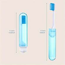 1/3pcs - Foldable Toothbrush Set - Portable Adult Travel Toothbrush, Bathroom Travel Essential For Camping And Hiking, Compact Design For Easy Storage