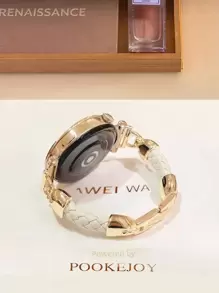 18 毫米/20 毫米/22 毫米优质仿皮表带，可调节长度，兼容三星 Galaxy、Garmin、Amazfit 手表 - 柔软、透气 - 20mm - 查看 12